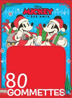 Bertrand.pt - Mickey Et Ses Amis Noël, 80 Gommettes