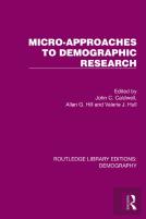 Micro-Approaches To Demographic Research