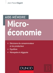 Micro-Économie ; Aide-Mémoire