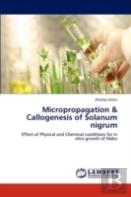 Micropropagation & Callogenesis Of Solanum Nigrum