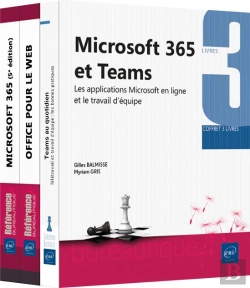 Bertrand.pt - Microsoft 365 Et Teams - Coffret De 3 Livres : Les Applications Microsoft En Ligne Et Le Travail...