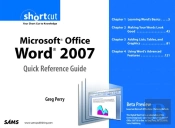 Microsoft Office Word 2007 Quick Reference Guide