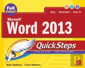 Microsoft(R) Word 2013 Quicksteps