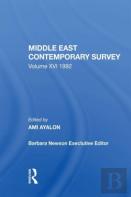 Middle East Contemporary Survey, Volume Xvi, 1992