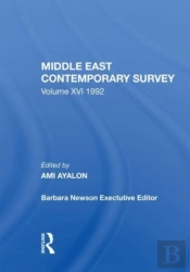 Middle East Contemporary Survey, Volume Xvi, 1992