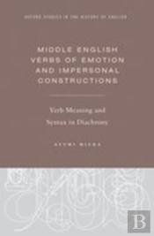 Middle English Verbs Of Emotion And Impersonal Constructions