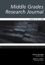 Middle Grades Research Journal Vol 13 Issue 1