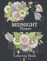 Midnight Flower Coloring Book