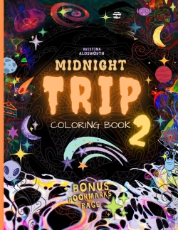 Bertrand.pt - Midnight Trip 2 Coloring Book + Bonus Bookmarks Page!