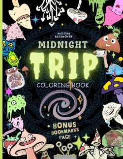 Bertrand.pt - Midnight Trip Coloring Book + Bonus Bookmarks Page!