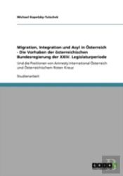 Migration, Integration Und Asyl In Osterreich - Die Vorhaben Der Osterreichischen Bundesregierung Der Xxiv. Legislaturperiode