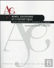 Mikel Dufrenne Et L'Esthétique