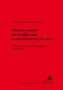 Mikrotoponyme Im Sozialen Und Kommunikativen Kontext