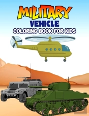 Military Vehicle Coloring Book For Kids