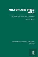 Milton And Free Will