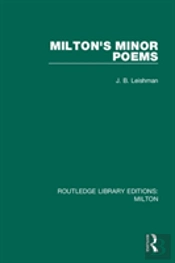 Milton'S Minor Poems