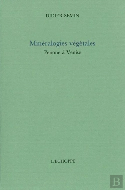 Bertrand.pt - Minéralogies Végétales : Penone À Venise