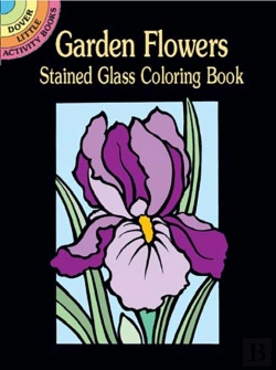 Bertrand.pt - Mini Garden Flowers Stained Glass Coloring Book