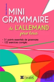 Mini Grammaire De L'Allemand Pour Tous