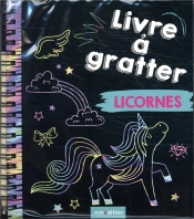 Mini Livre À Gratter ; Licornes
