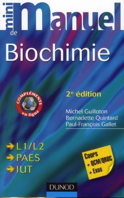 Bertrand.pt - Mini Manuel; Biochimie ; Cours Et Qcm/Qroc (3e Édition)