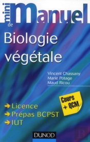 Mini Manuel De Biologie Vegetale - Cours Et Qcm/Qroc