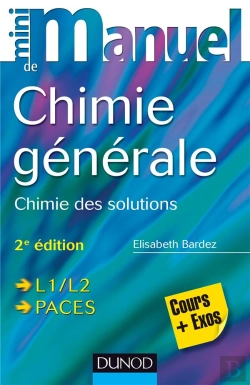 Bertrand.pt - Mini Manuel De Chimie Generale - 2e Edition - Chimie Des Solutions