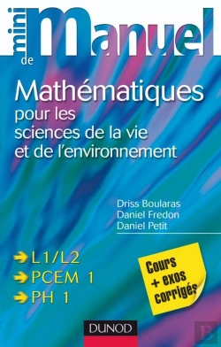 Bertrand.pt - Mini Manuel : Mathématiques Pour Les Sciences De La Vie Et De L'Environnement