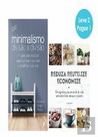 Minimalismo - Divisão a Divisão | Reduza, Reutilize, Economize