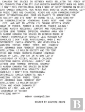 Minor Cosmopolitan Â€“ Thinking Art, Politics, And The Universe Together Otherwise