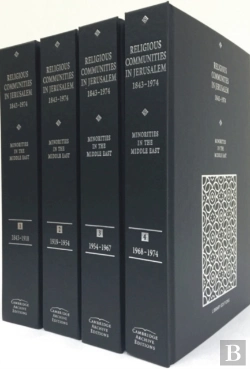 Bertrand.pt - Minorities In The Middle East: Religious Communities In Jerusalem 1843-1974 4 Volume Hardback Set