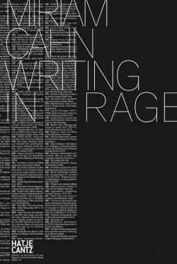 Bertrand.pt - Miriam Cahn. Writing In Rage