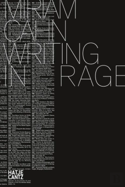 Bertrand.pt - Miriam Cahn. Writing In Rage