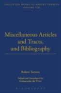 Miscellaneous Articles And Bibliography