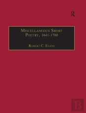 Miscellaneous Short Poetry, 1641-1700