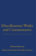 Miscellaneous Works And Commentaries