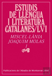 Miscel·Lània Joaquim Molas, 1
