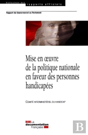 Mise En Oeuvre De La Politique Nationale En Faveur Des Personnes Handicapées ; Rapport Du Gouvernement Au Parlement
