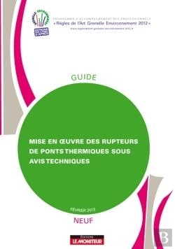 Bertrand.pt - Mise En Oeuvre Des Rupteurs De Ponts Thermiques Sous Avis Techniques