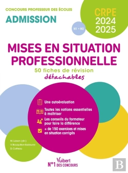 Bertrand.pt - Mises En Situation Professionnelle : Crpe 2024-2025 ; 50 Fiches De Remise À Niveau