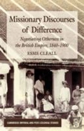 Missionary Discourses Of Difference