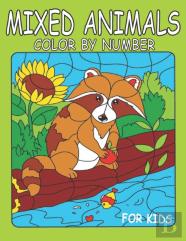 Mixed Animals Color By Number For Kids