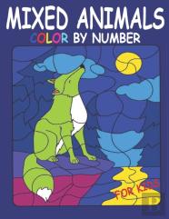 Mixed Animals Color By Number For Kids