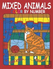 Mixed Animals Color By Number For Kids