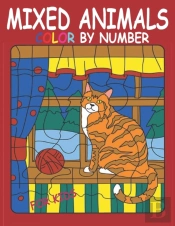 Mixed Animals Color By Number For Kids