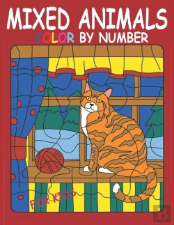 Bertrand.pt - Mixed Animals Color By Number For Kids