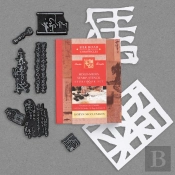 Mixed-Media Stamp, Stencil, And Storybook Set Asian Scripts