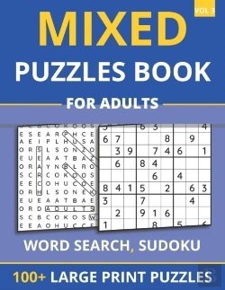 Bertrand.pt - Mixed Puzzles Book For Adults - Word Search, Sudoku