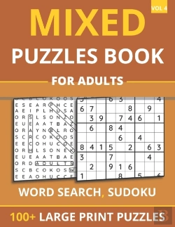 Bertrand.pt - Mixed Puzzles Book For Adults - Word Search, Sudoku