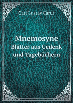 Bertrand.pt - Mnemosyne Blatter Aus Gedenk Und Tagebuchern